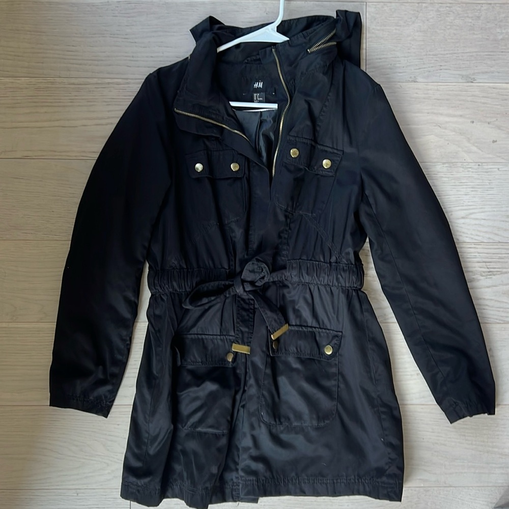 H&M Black Coat Jacket